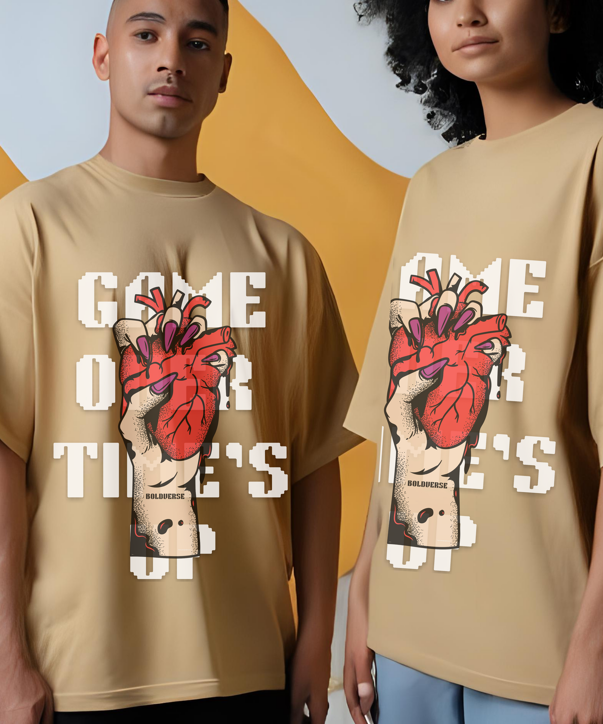 Oversized Game over T-Shirt